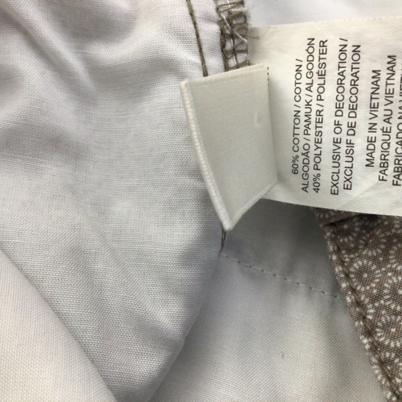 Penguin by Munsingwear Mens Khaki Print Shorts 32” waist - Picture 4 of 7